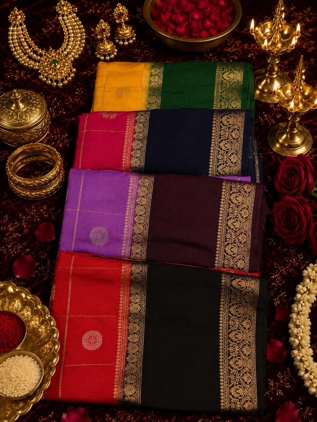 Premium Semi Crepe Silk Saree | Elegant Party & Festive Wear