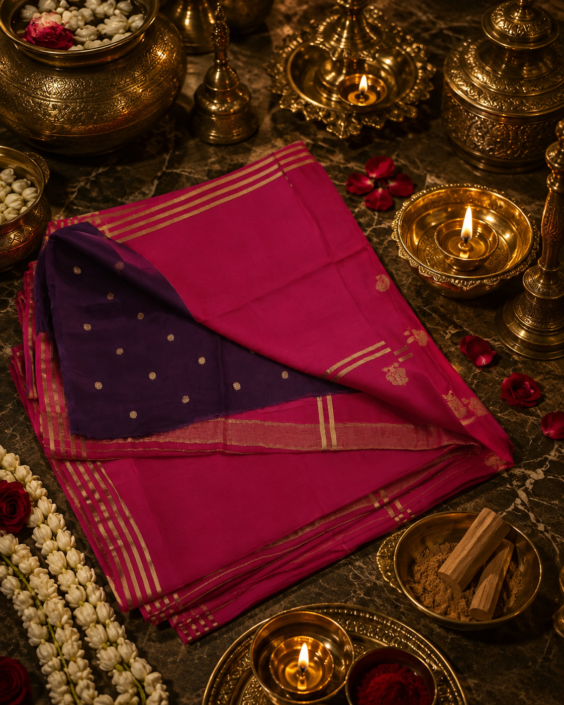 Premium Tussar Silk Saree